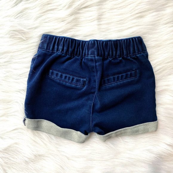 Little Girls Preppy Pink Cardigan & Sailor Shorts - Picture 6 of 7